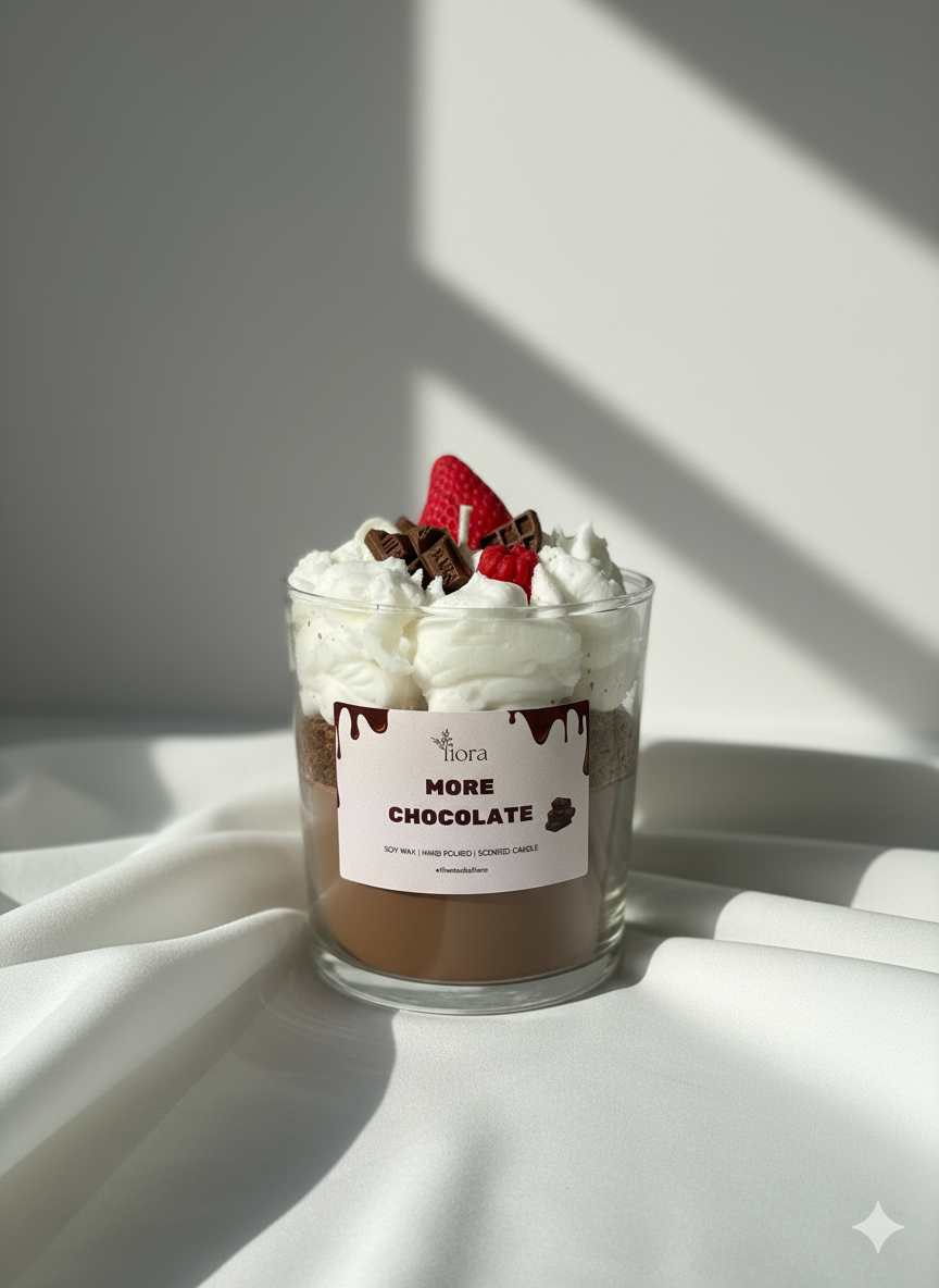 Studio Fiora More Chocolate - Dekoratif Mum