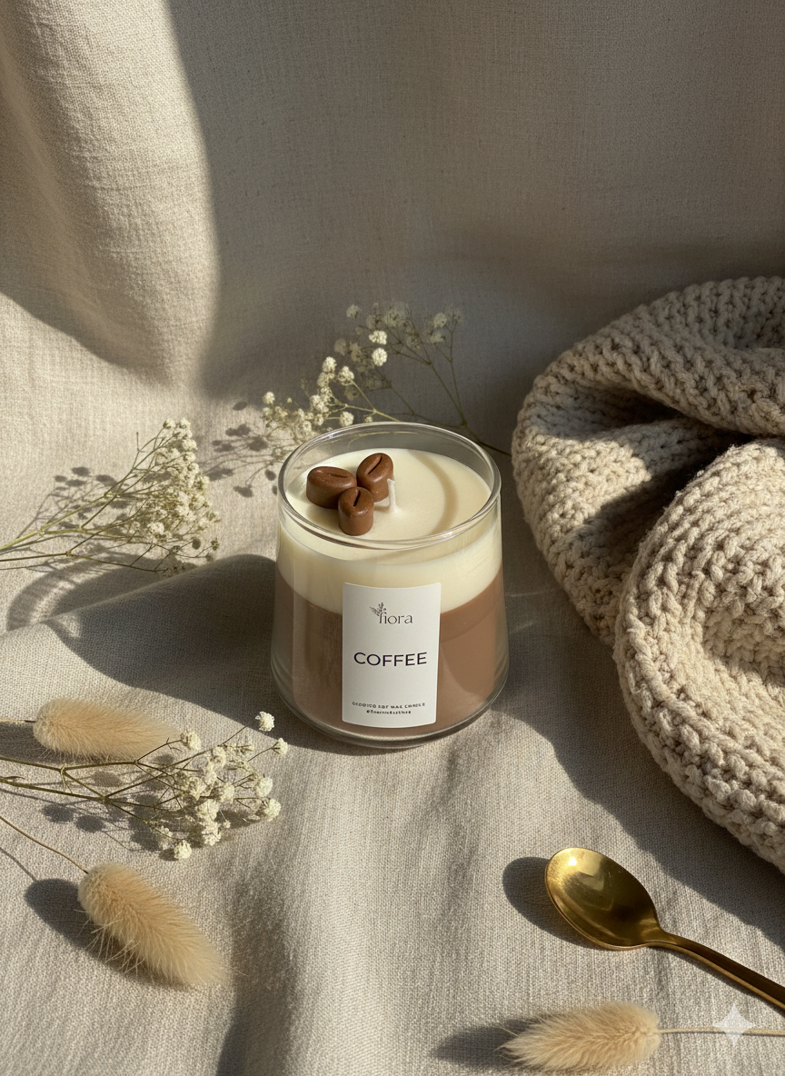 Studio Fiora Coffee - Dekoratif Mum