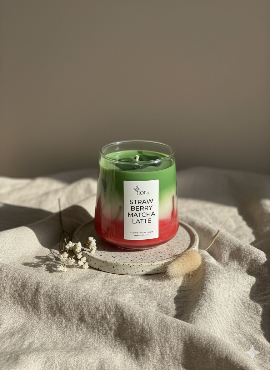 Strawberry Matcha Latte