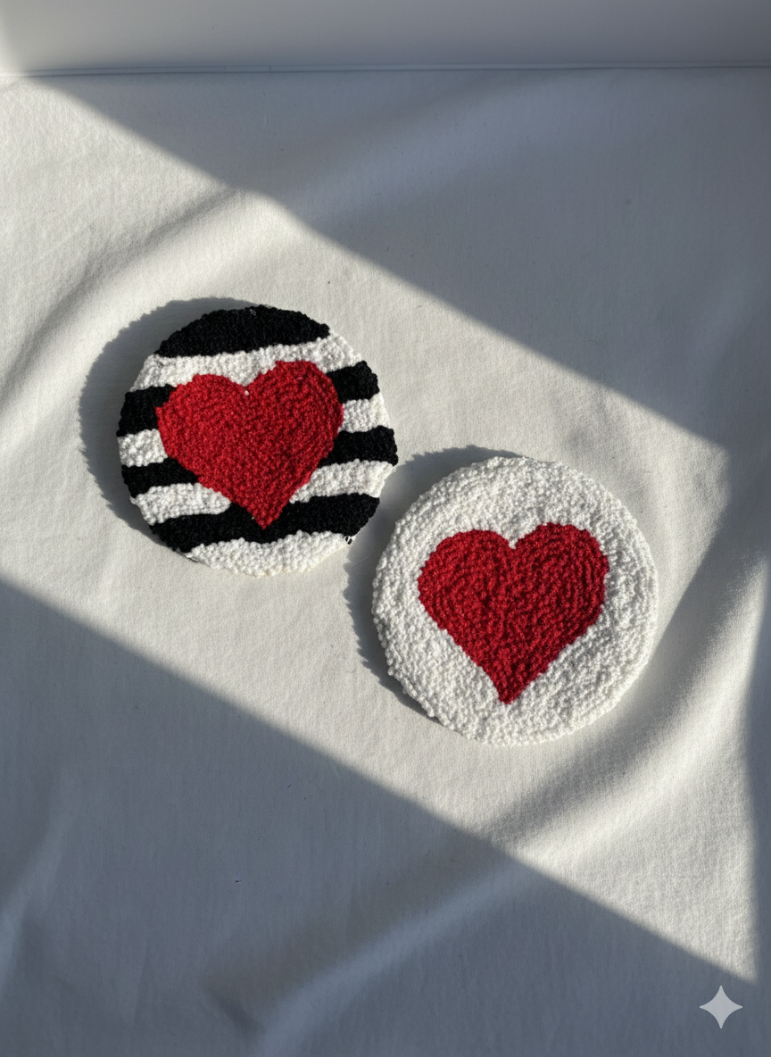 2'li Punch Kalpli Bardak Altlığı