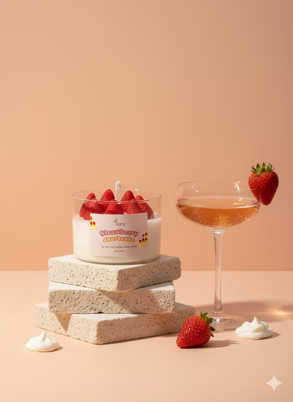 Studio Fiora Strawberry Shortcake - Dekoratif Mum