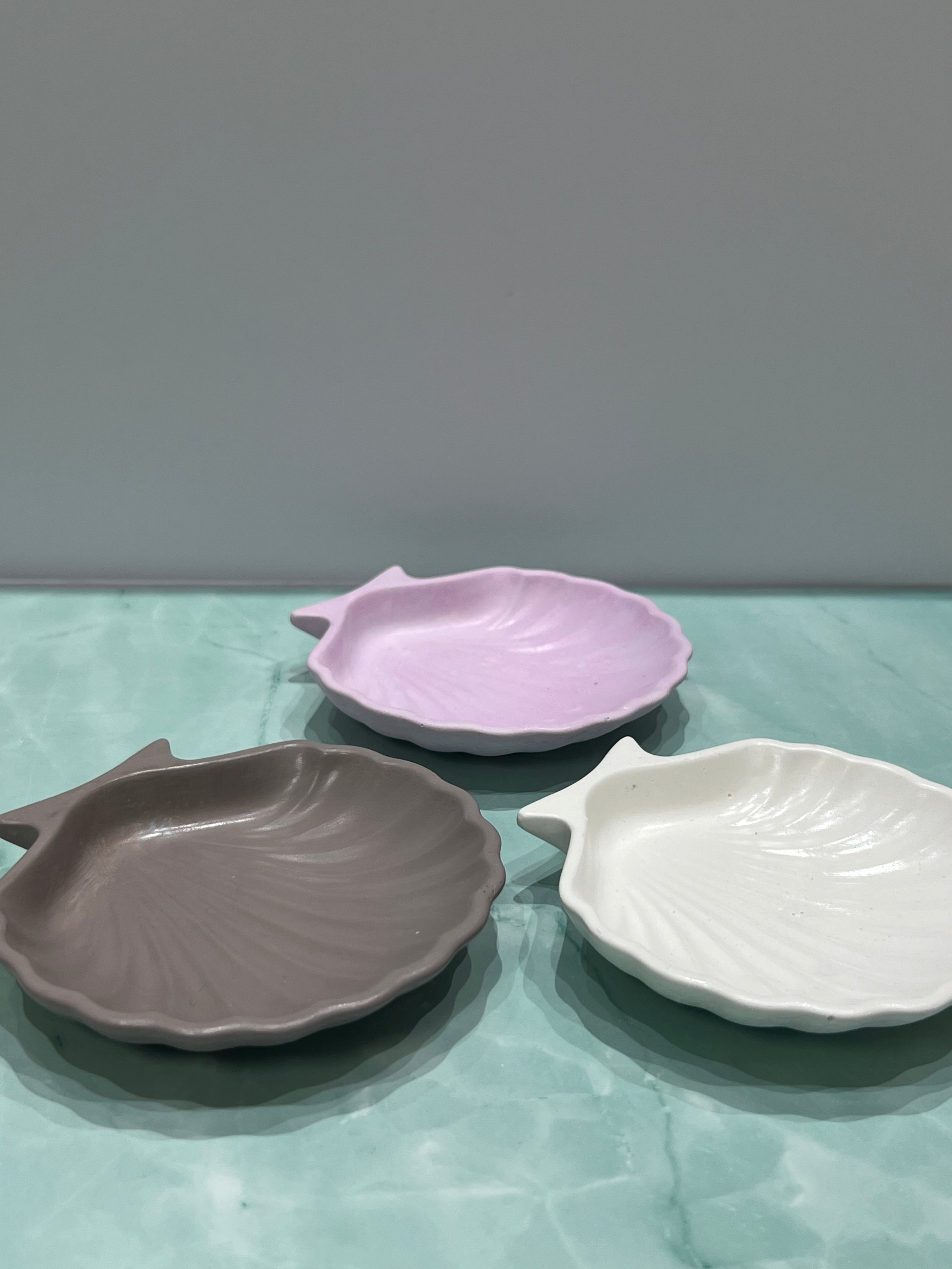 Deniz Kabuğu Dekoratif Tabak