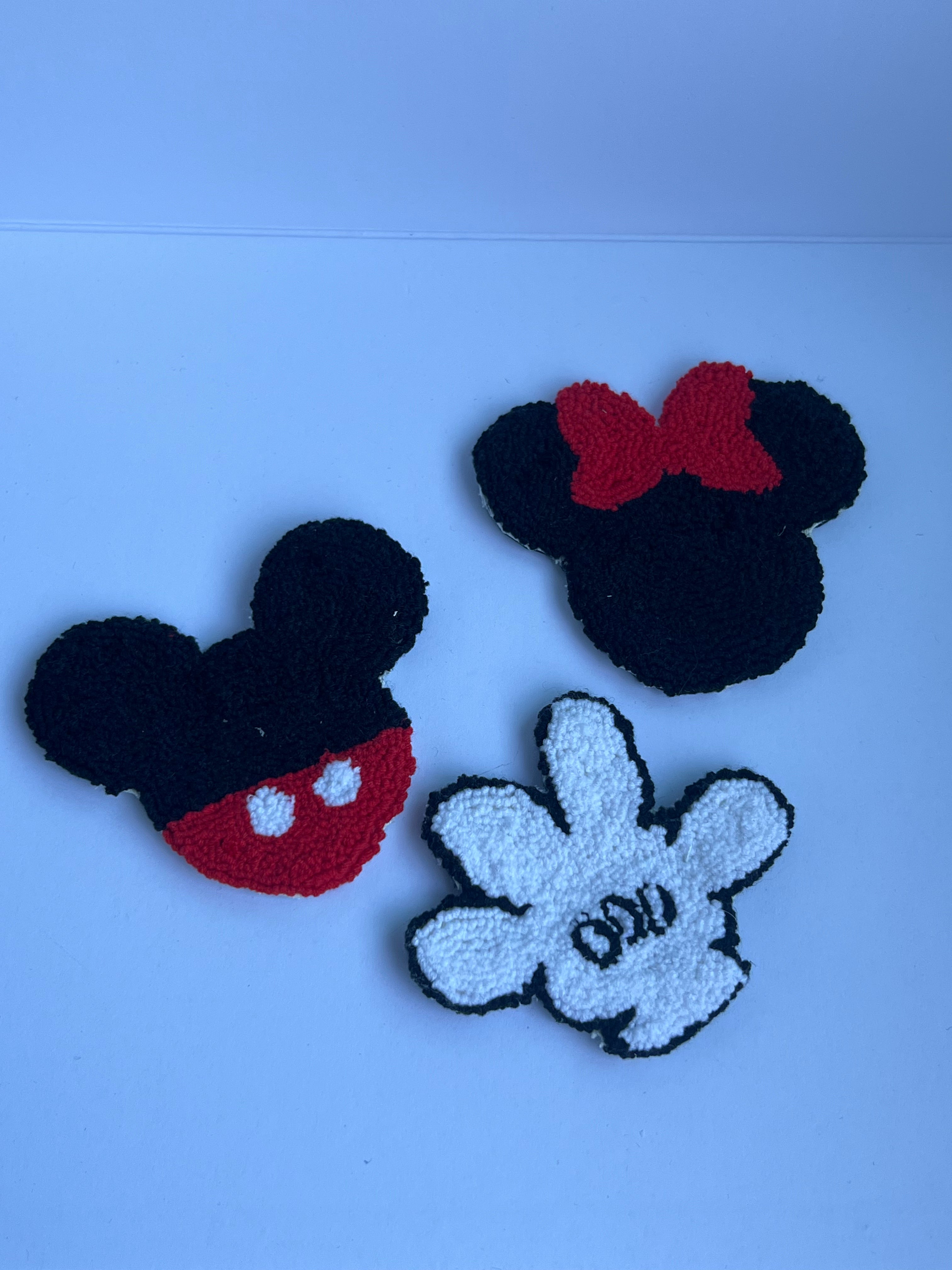 3'lü Mickey Mouse Bardak Altlığı