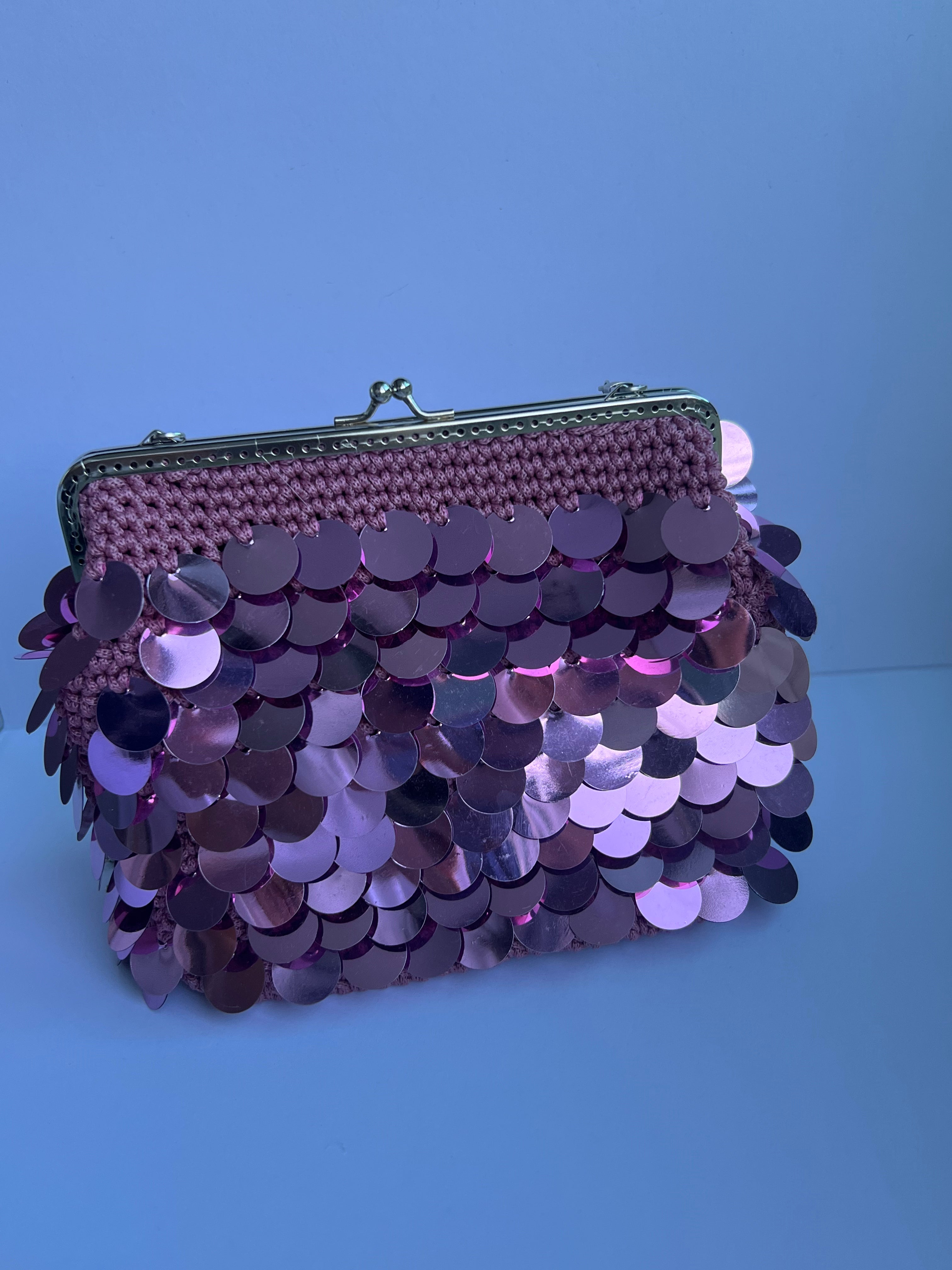 Violet Rengi Omuz Çantası