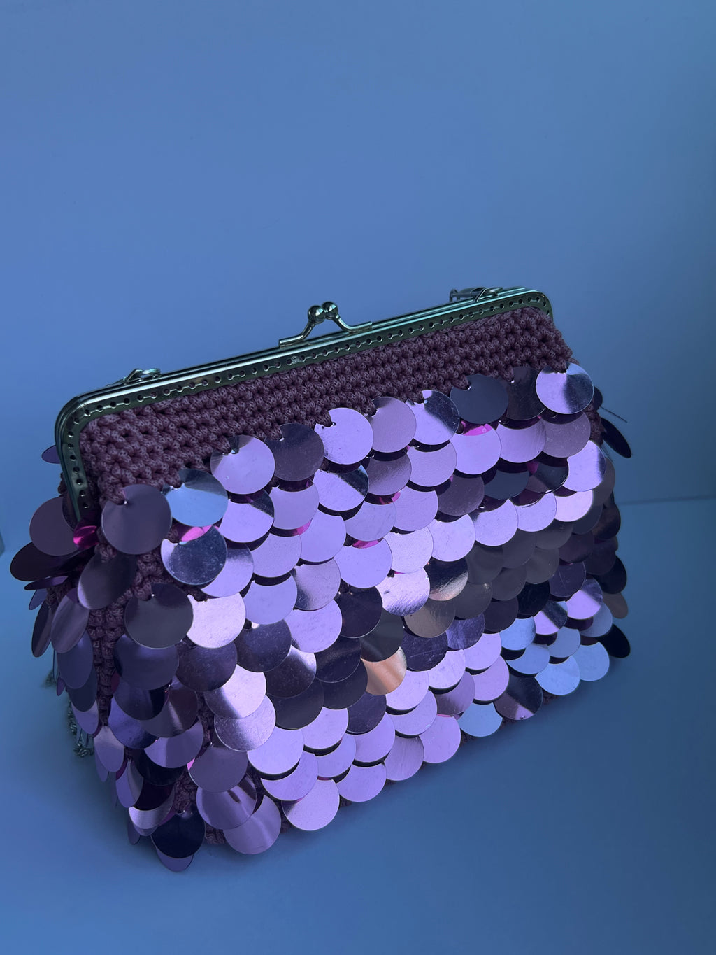 Violet Rengi Omuz Çantası