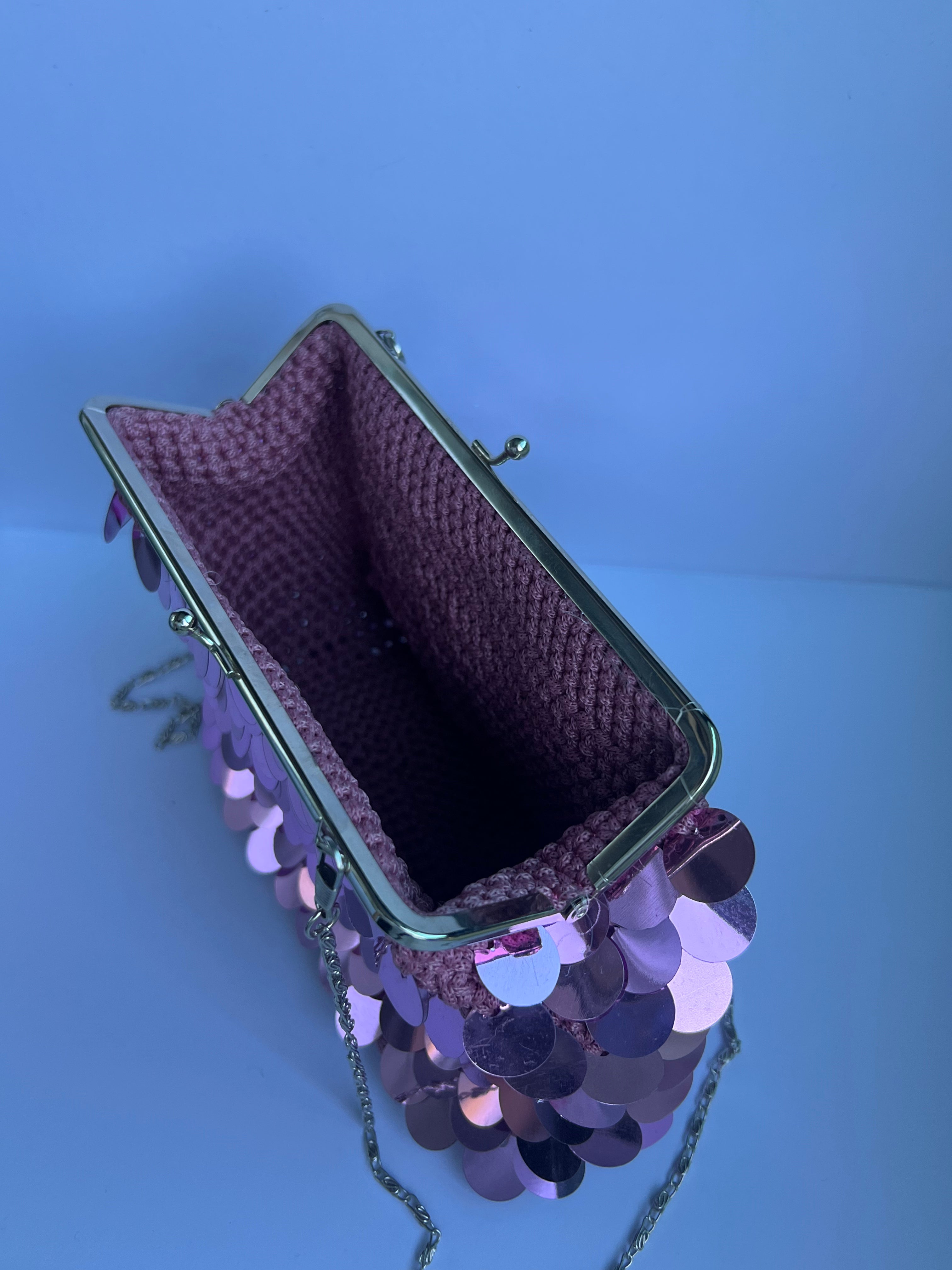 Violet Rengi Omuz Çantası