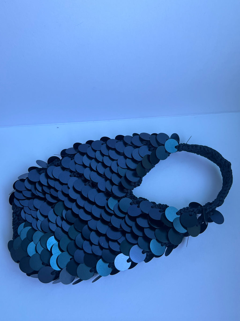 Lacivert Pullu Çanta